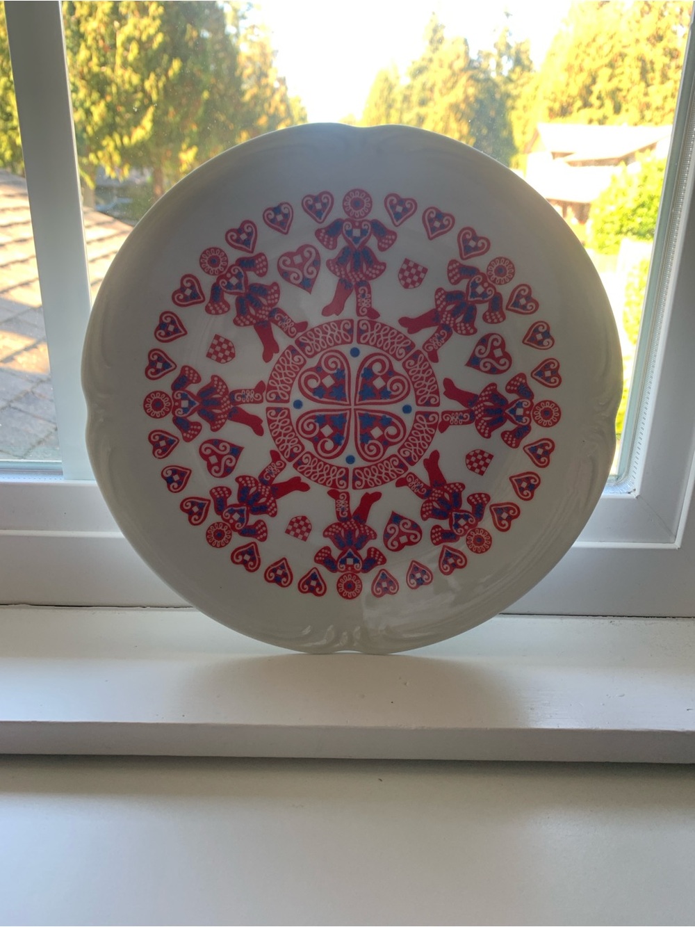 Vintage Westminster Australia Regina Art Studio Folk Art Plate